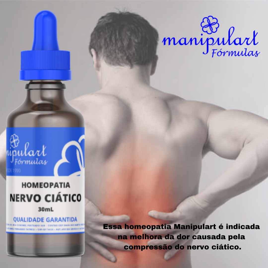 Homeopatia para Nervo Ci tico 30mL Manipulart F rmulas